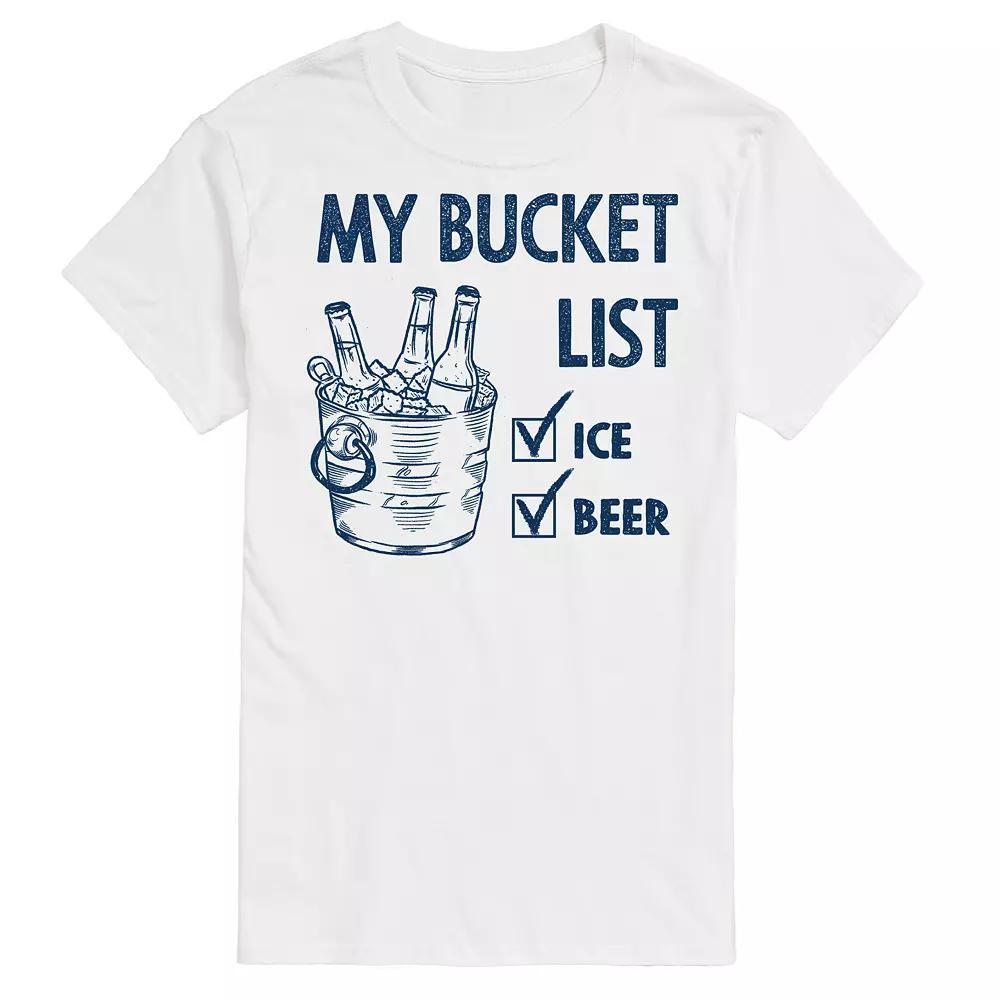 Big & Tall Bucket List Graphic Tee, Mens Product Image