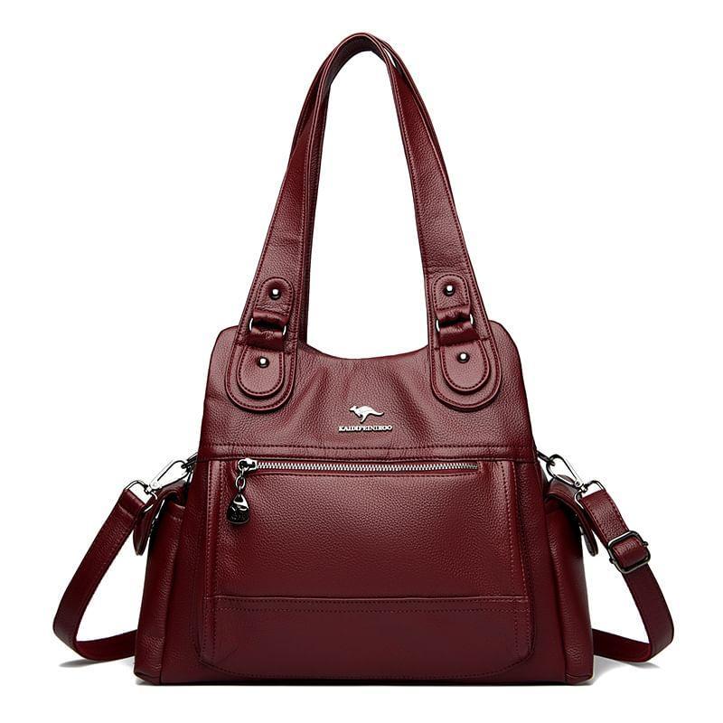 Faux Leather Tote Bag Product Image