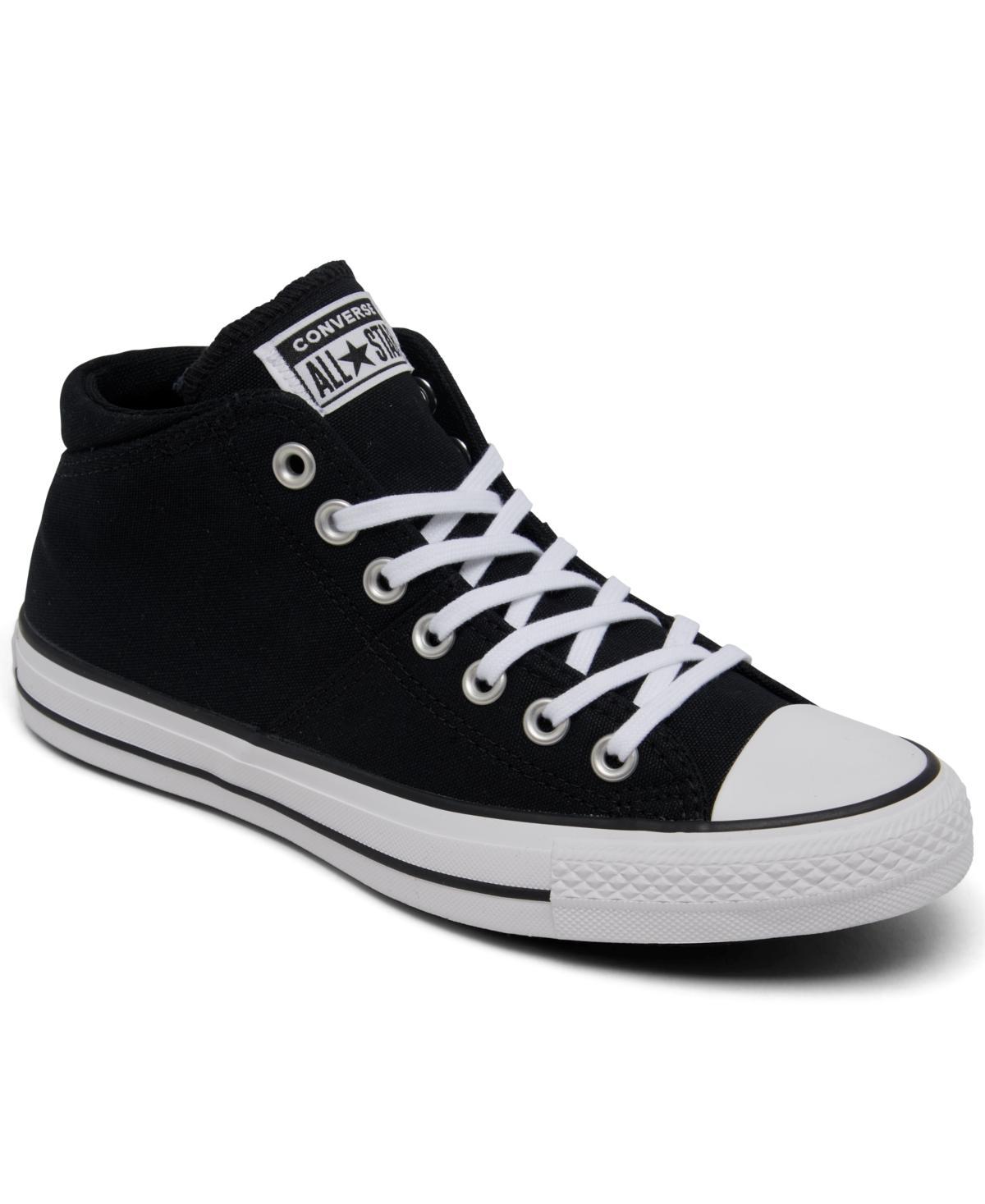 Women's Converse Chuck Taylor All Star Madison Mid Sneakers, Size: 10, Black White Product Image