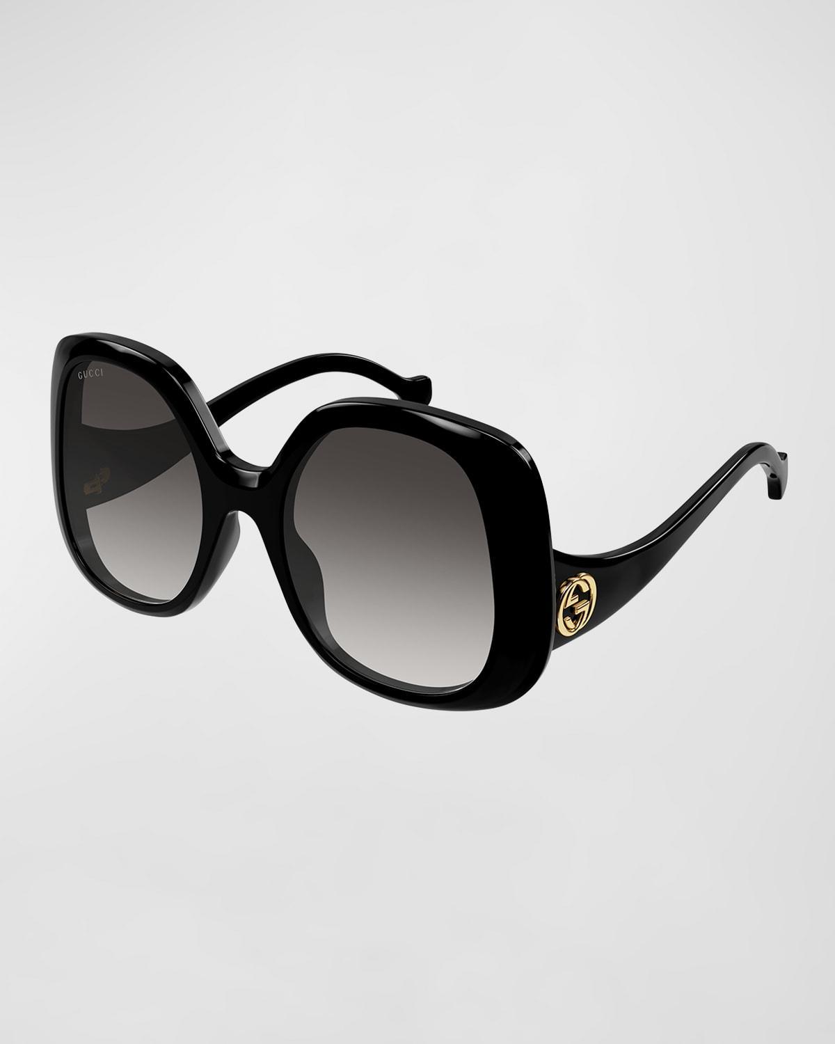 GG Oversized Round Injection Plastic Sunglasses Product Image