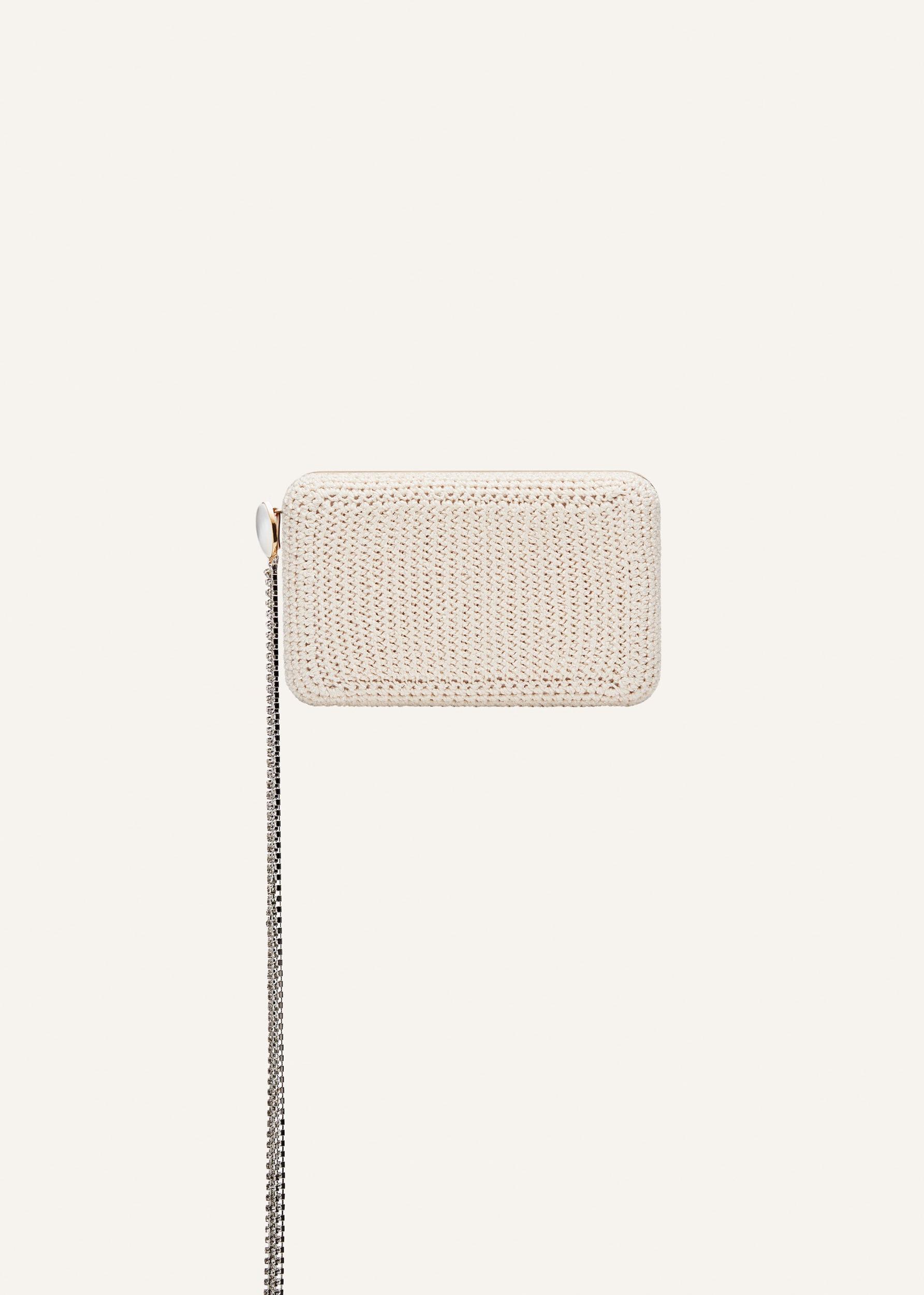 Lelia Clutch Cream Crochet Product Image