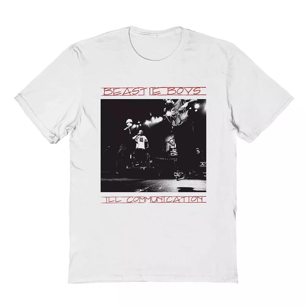 Men's Beastie Boys Stage Live Red Graphic Tee, Size: Medium, White Product Image