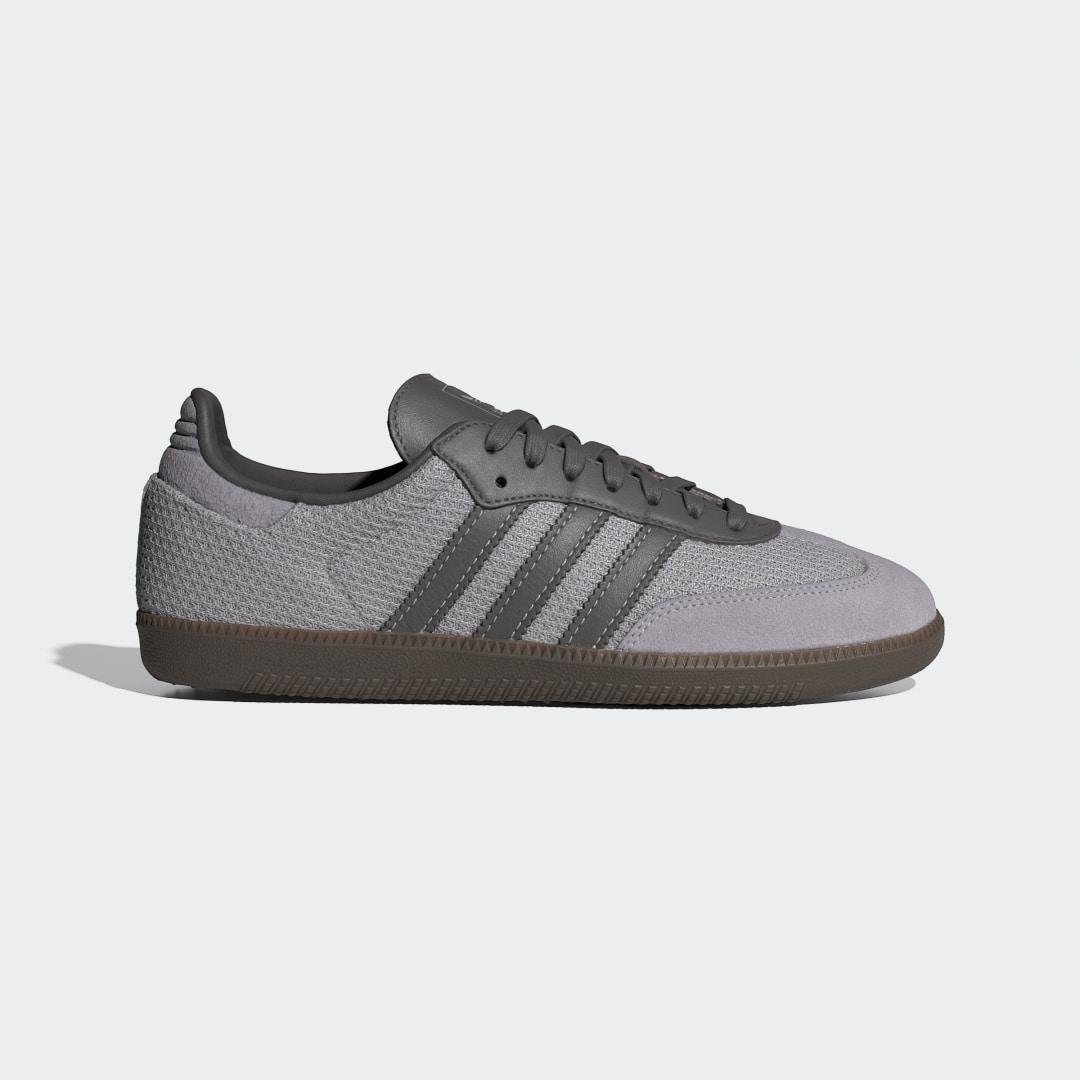 Mens adidas Samba OG Athletic Shoe - Wonder White / Shadow Red / Gum Product Image