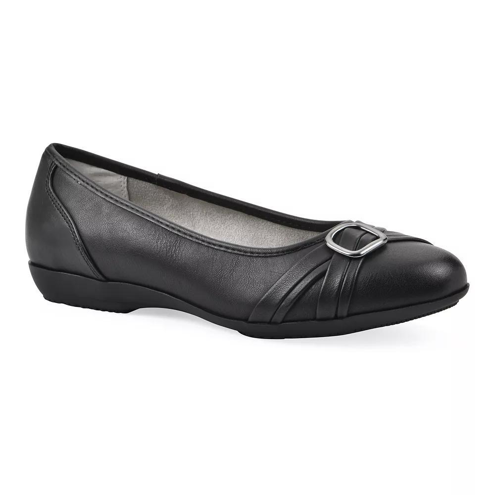 Cliffs by White Mountain Calming Women's Ballet Flats, Size: 8, Black Burn Smo Product Image