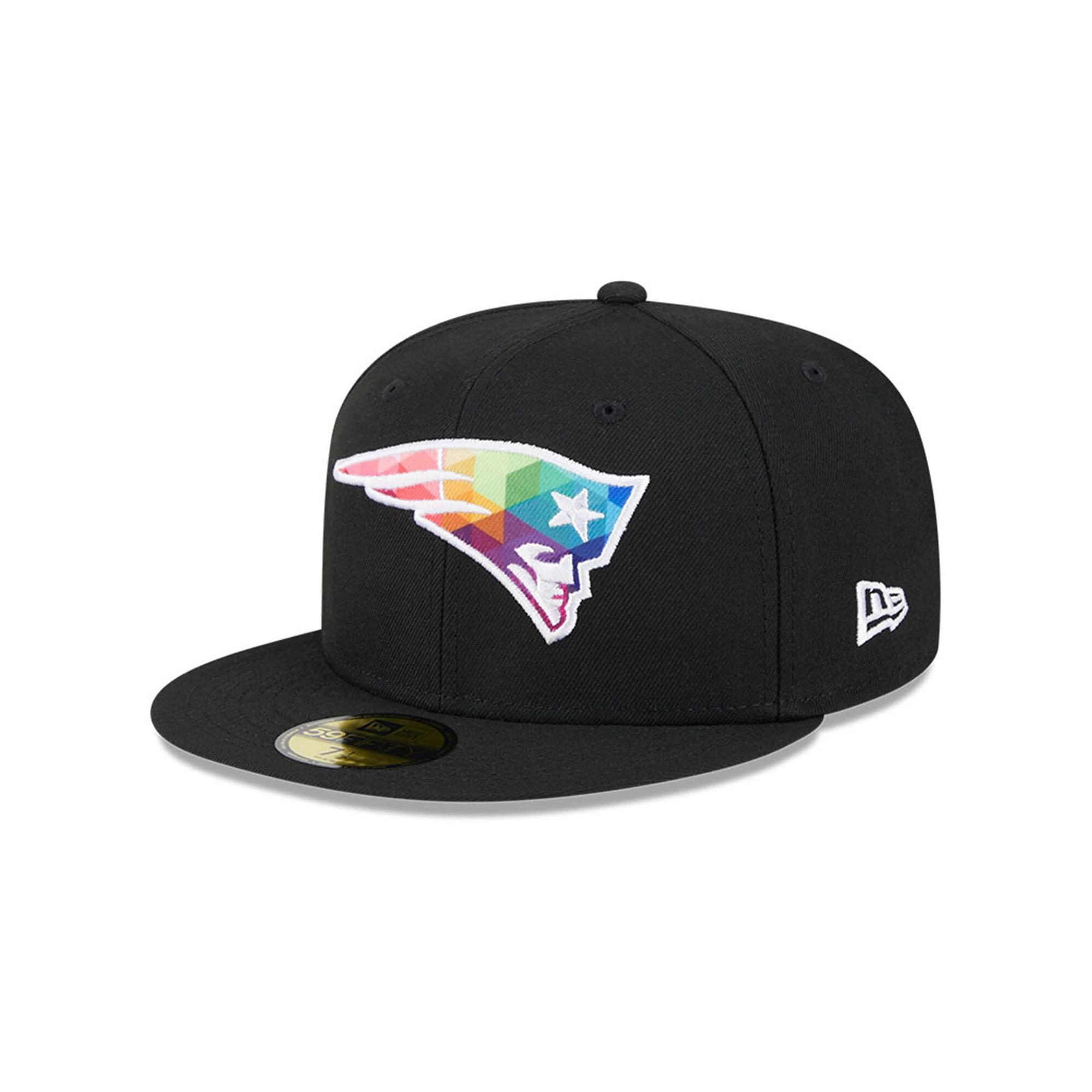 Men's New Era  Black New England Patriots 2023 NFL Crucial Catch 59FIFTY Fitted Hat, Size: 7 5/8 Product Image
