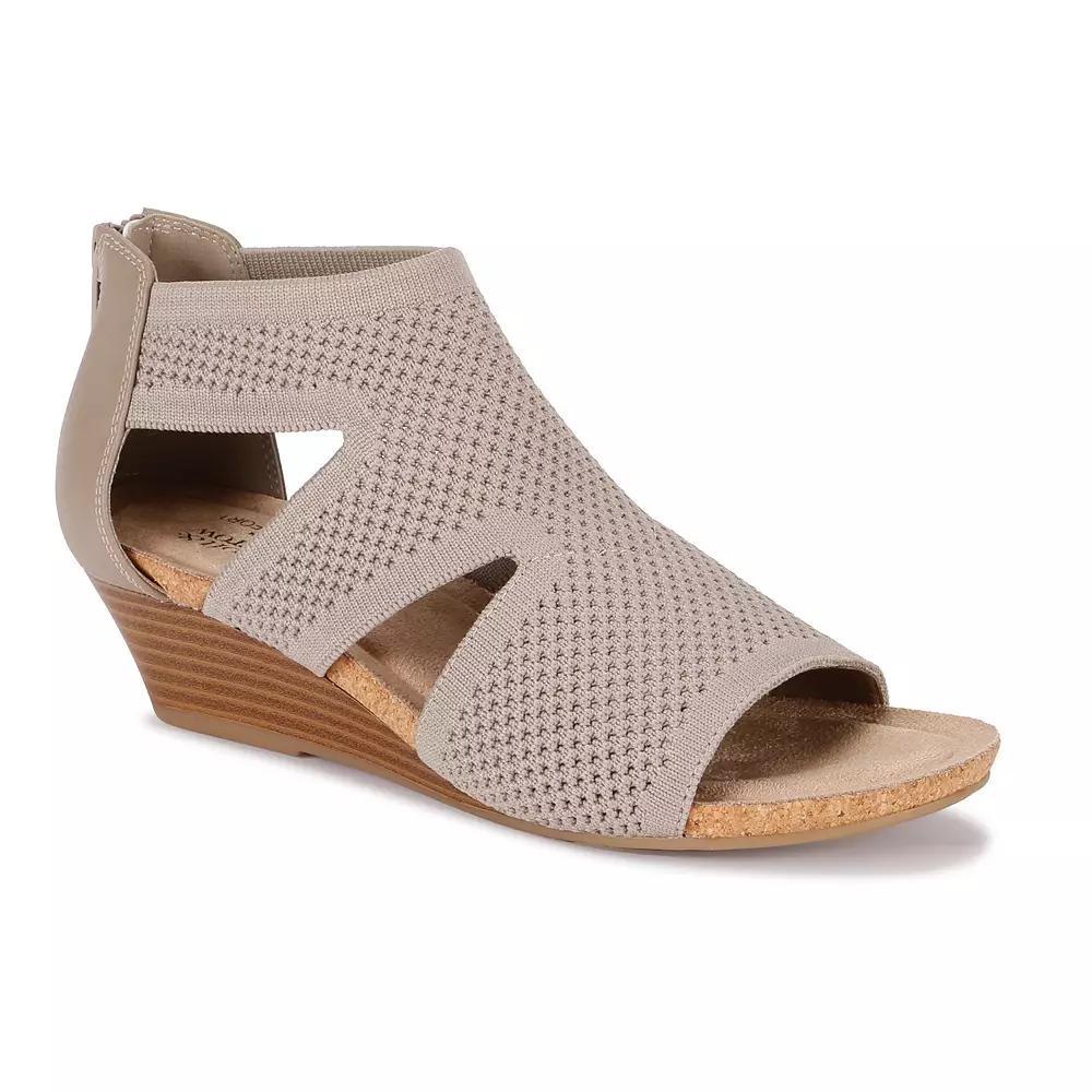 Croft & Barrow® Rosiee Women's Wedge Sandals, Size: 6, Brown Product Image