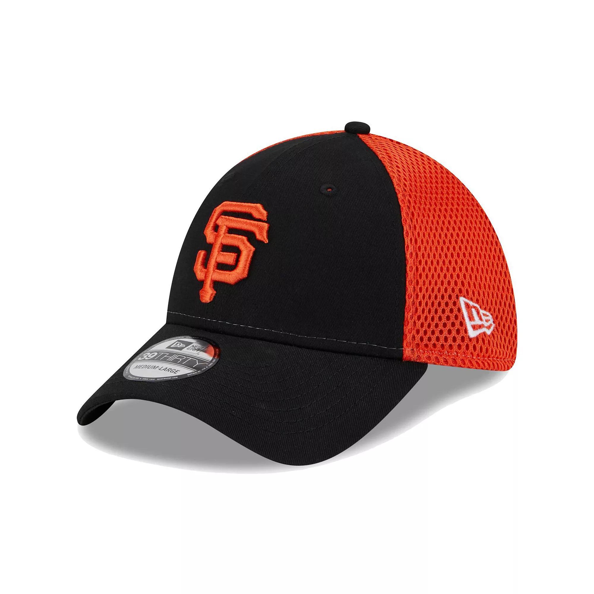 Men's New Era Black San Francisco Giants Team Neo 39THIRTY Flex Hat, Size: Small/Medium Product Image