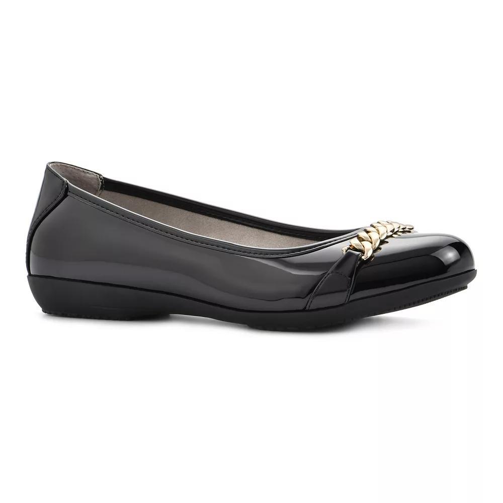 Cliffs by White Mountain Charmed Women's Ballet Flats, Size: 9.5, Ivory Smo Product Image
