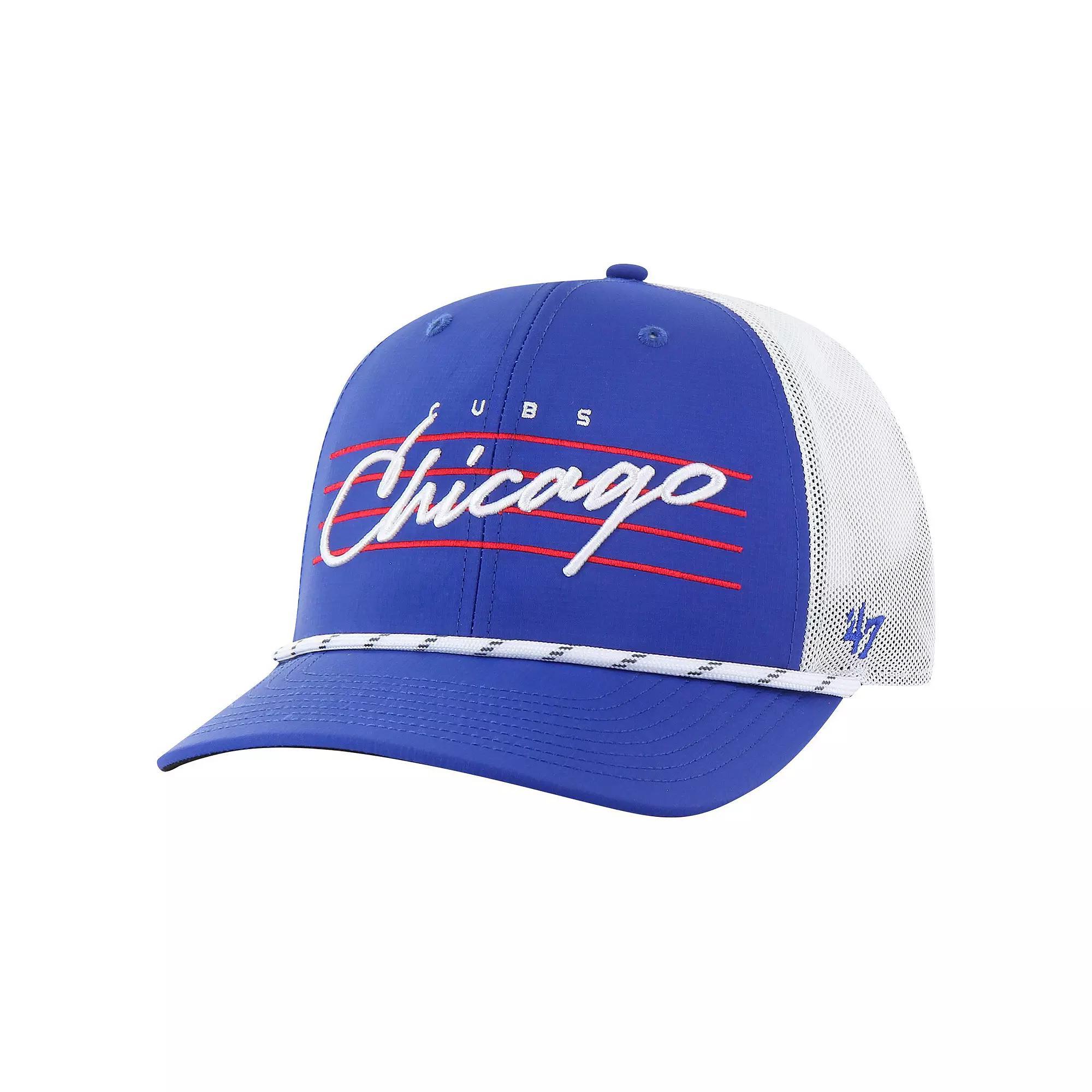Mens 47 Royal Chicago Cubs Downburst Trucker Adjustable Hat Product Image