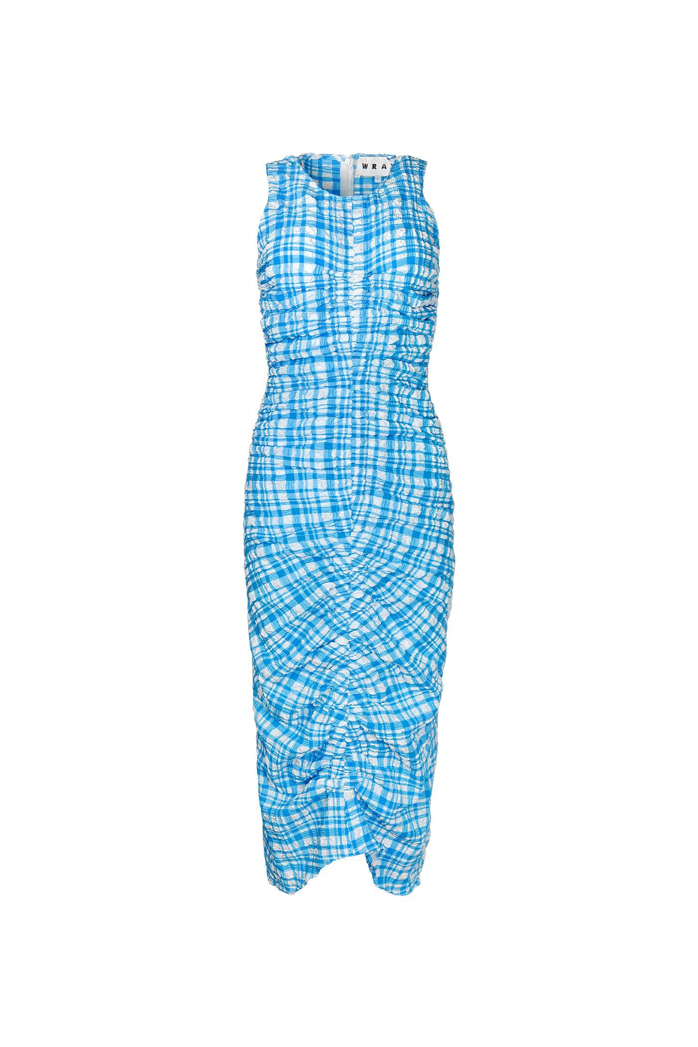 Josephine Dress - Ocean Gingham Product Image