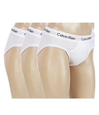 Calvin Klein Cotton Stretch Moisture Wicking Hip Briefs, Pack of 3 Product Image