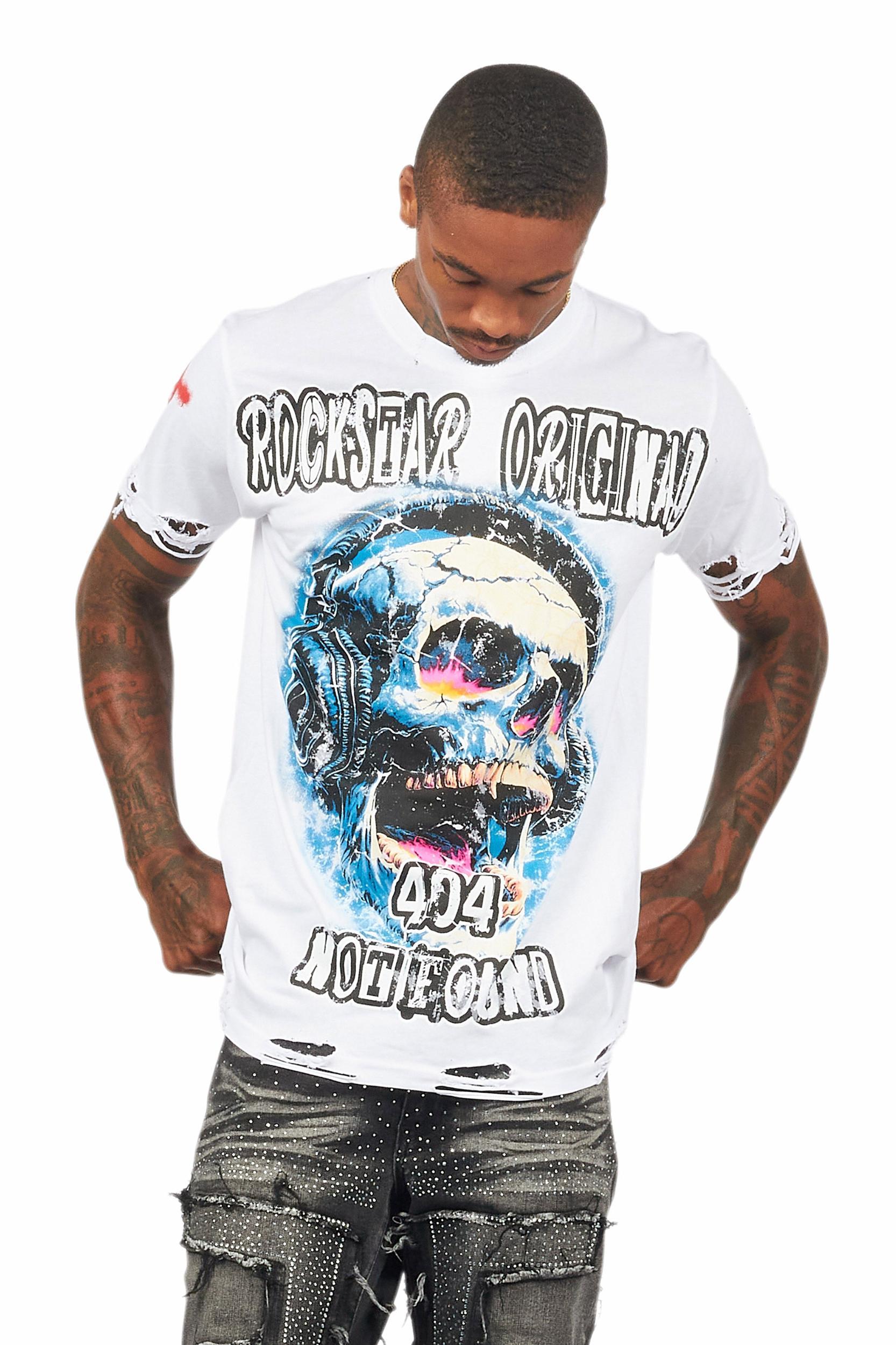 Amare White Graphic T-Shirt Male Product Image