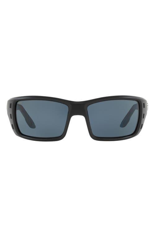 Costa Mens 6S9022 Permit Mirrored 63mm Rectangle Polarized Sunglasses Product Image