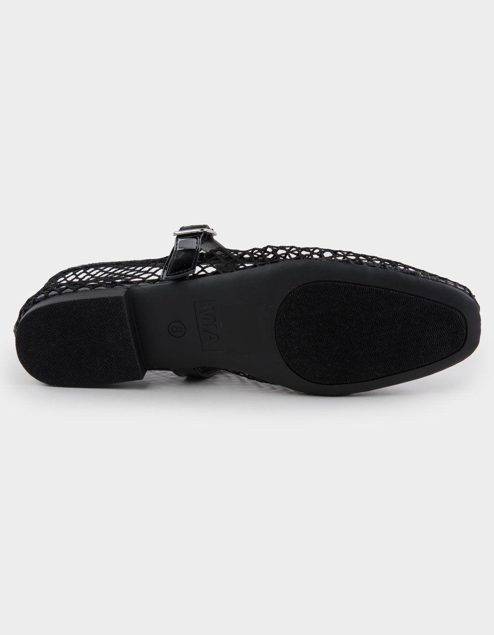 MIA Rayza Womens Mesh Ballet Flats - BLACK Product Image