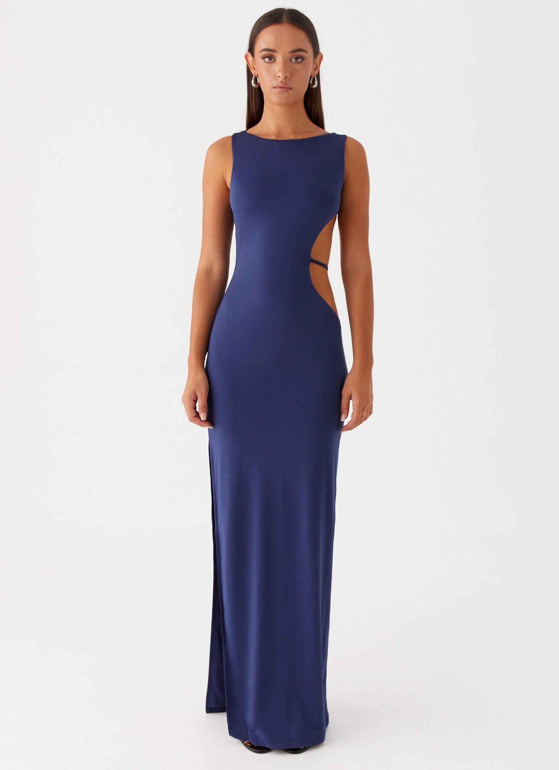 Sutton Maxi Dress - Navy Product Image