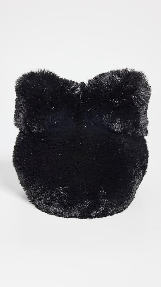 Acne Studios Fluffy Faux Fur Bow Hat | Shopbop Product Image