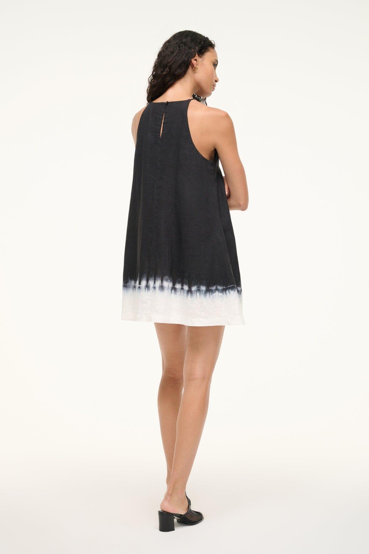 CABO LINEN DRESS | ONYX TIE DYE Product Image