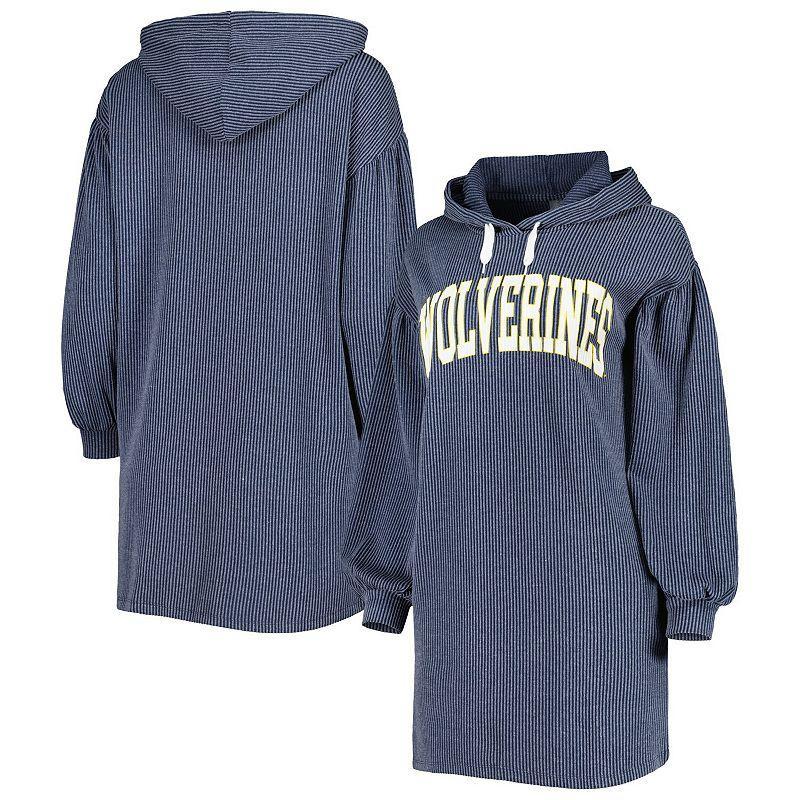Womens Gameday Couture Michigan Wolverines Game Winner Vintage Wash Tri-Blend Dress Blue Product Image