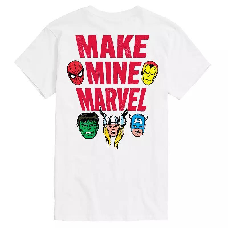 Big & Tall Marvel Make Mine Marvel Vintage Graphic Tee, Mens Product Image
