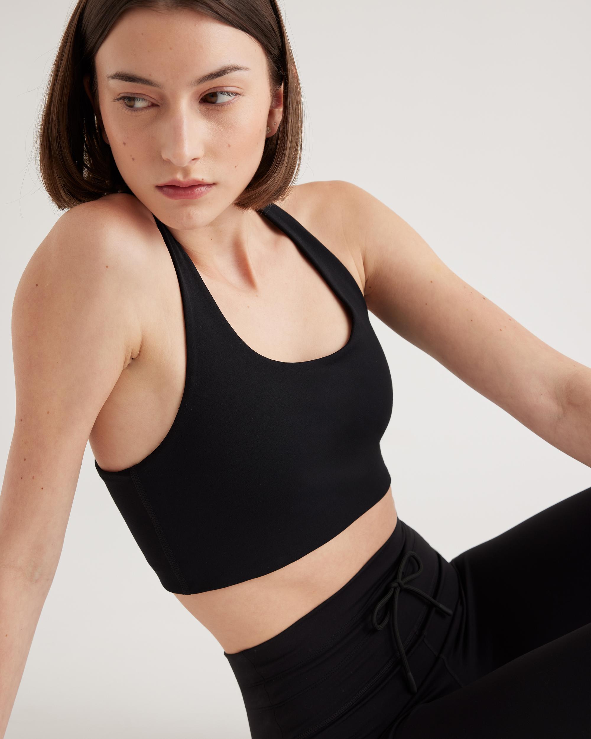 Quince | Women's Ultra-Form Scoop Neck Longline Bra Nylon/Spandex Product Image