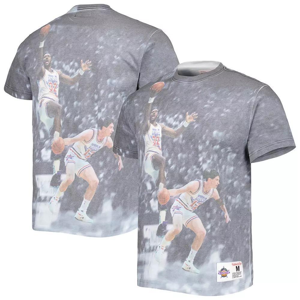 Men's Mitchell & Ness Utah Jazz Above the Rim Graphic T-Shirt, Size: XL, Jaz White Product Image