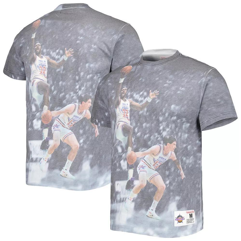 Men's Mitchell & Ness Utah Jazz Above the Rim Graphic T-Shirt, Size: XL, Jaz White Product Image