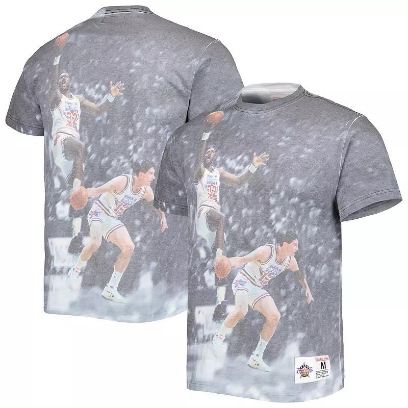 Men's Mitchell & Ness Utah Jazz Above the Rim Graphic T-Shirt, Size: XL, Jaz White Product Image