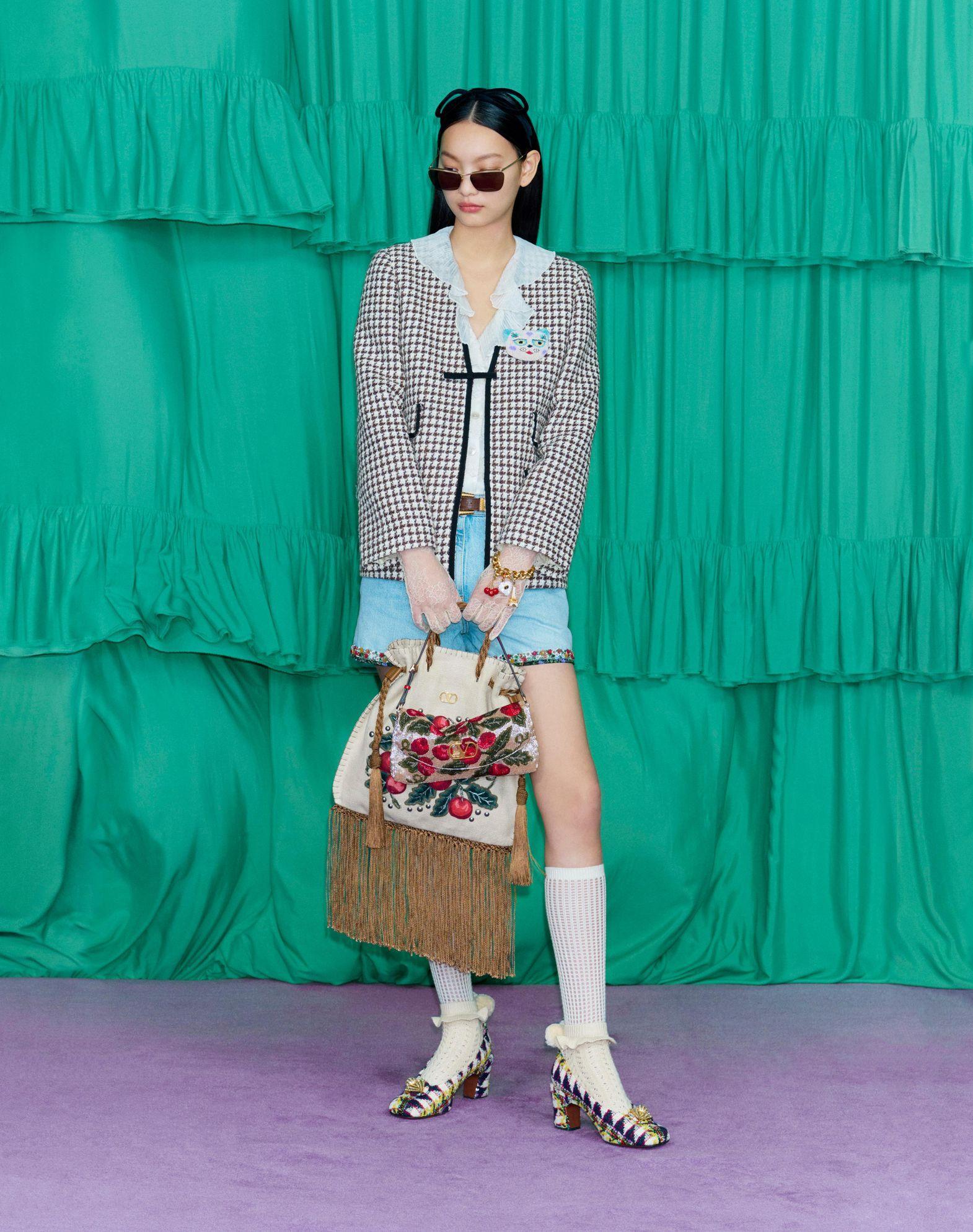 Light Tweed Pied De Poule Jacket Product Image