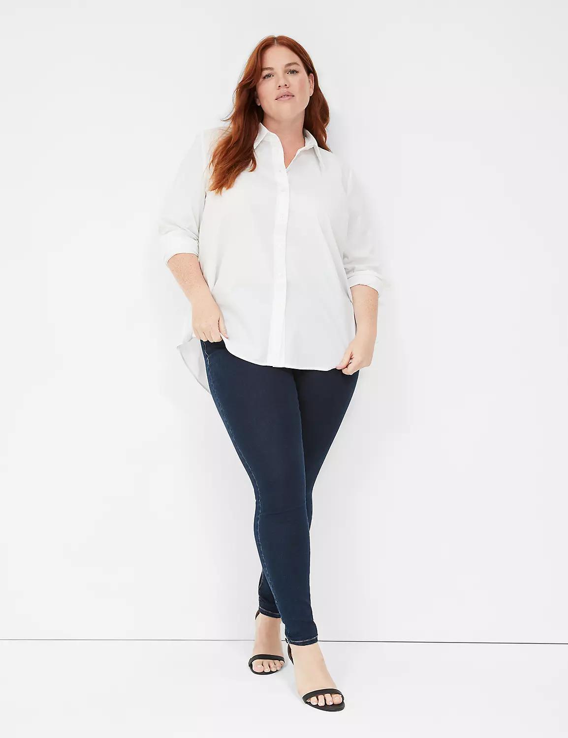 Pull-On High-Rise Sateen Jegging Product Image