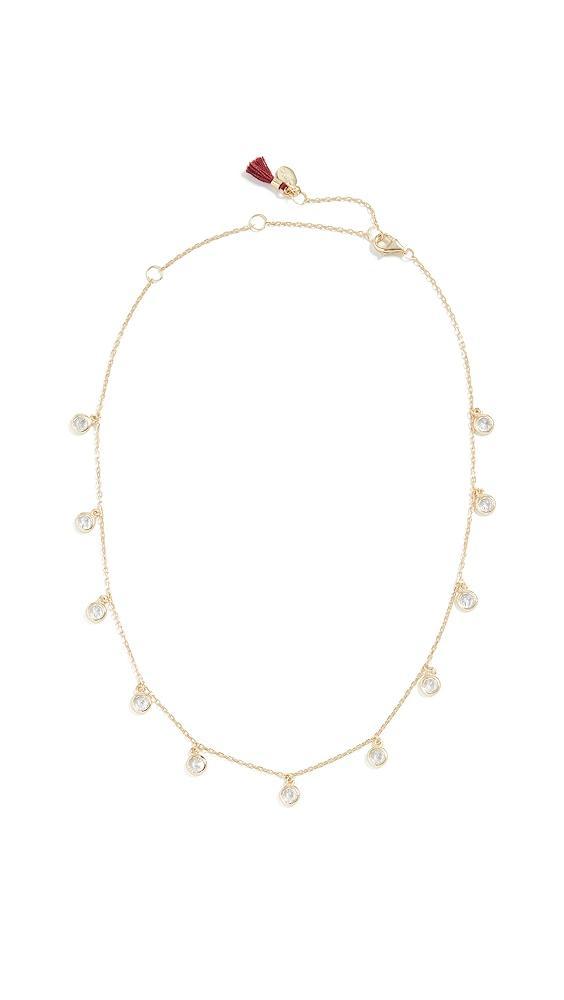 SHASHI Solitaire Drop Choker Necklace | Shopbop Product Image