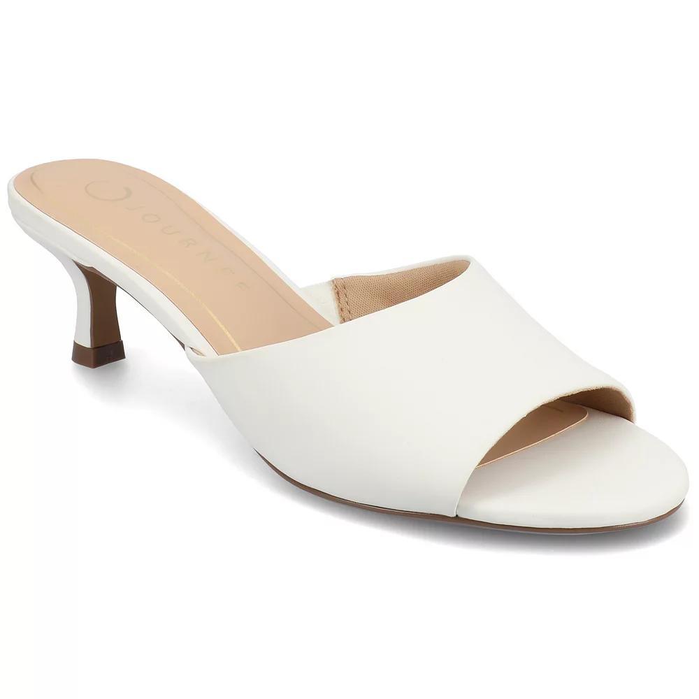 Journee Jeylah Single Band Kitten Heel Womens Dress Sandals Product Image