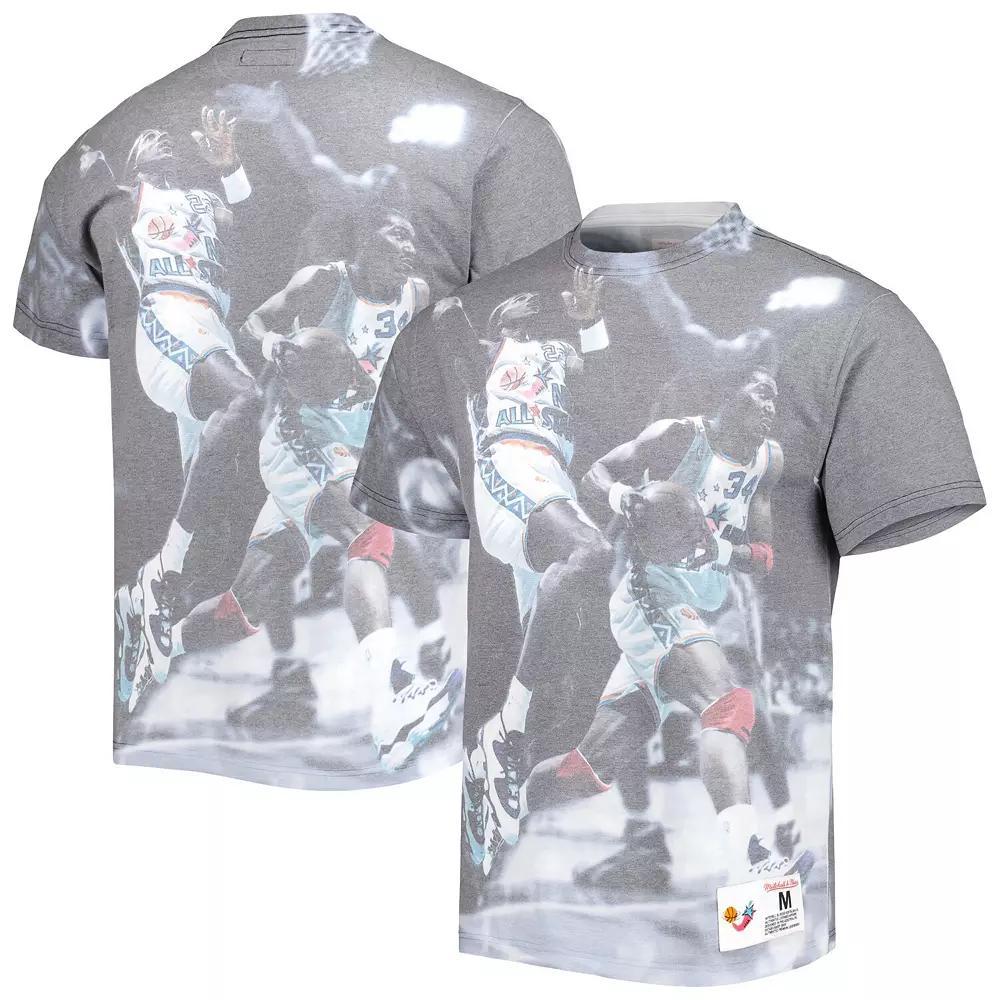 Men's Mitchell & Ness Houston Rockets Above the Rim Graphic T-Shirt, Size: Small, White Product Image
