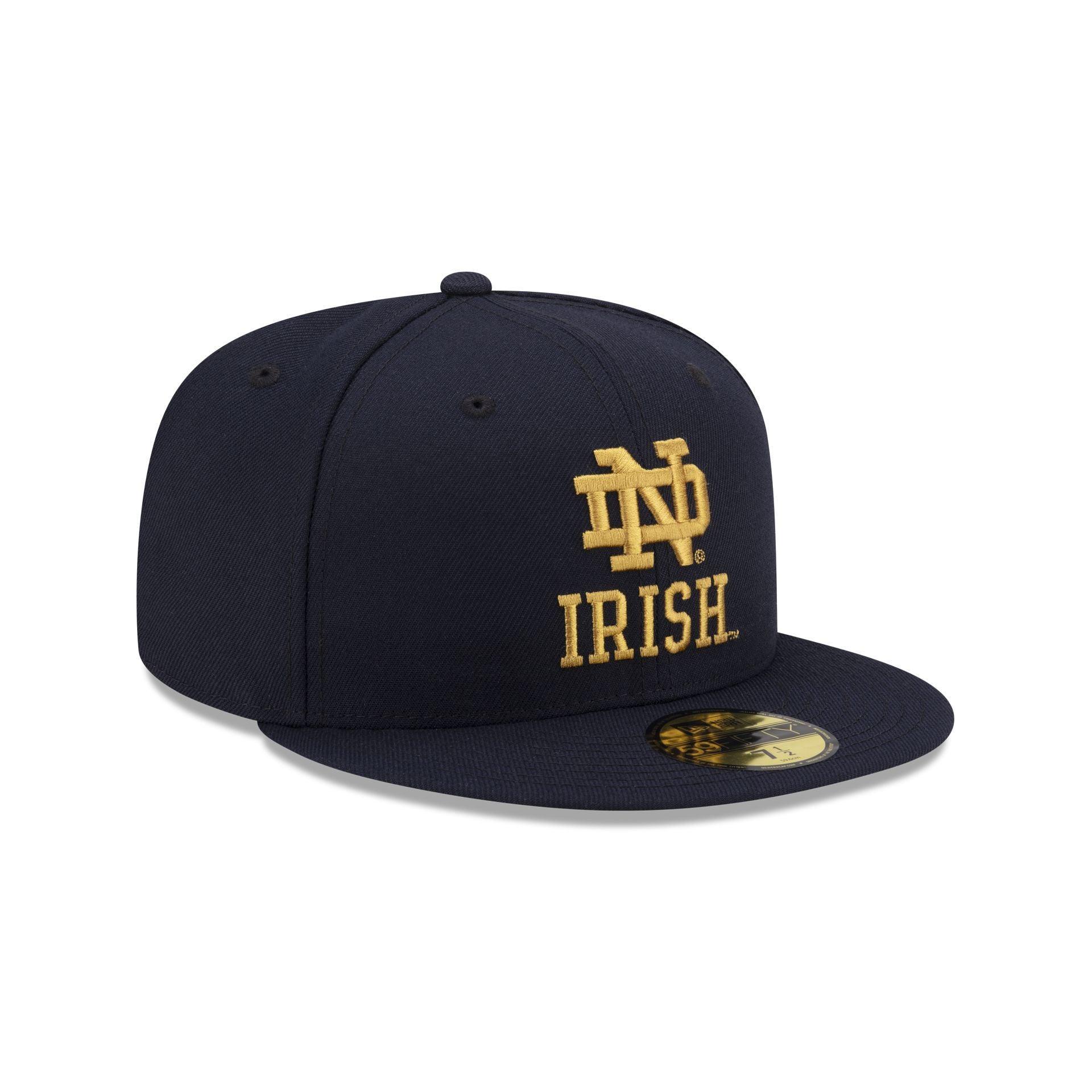 Notre Dame Fighting Irish Navy 59FIFTY Fitted Hat Male Product Image