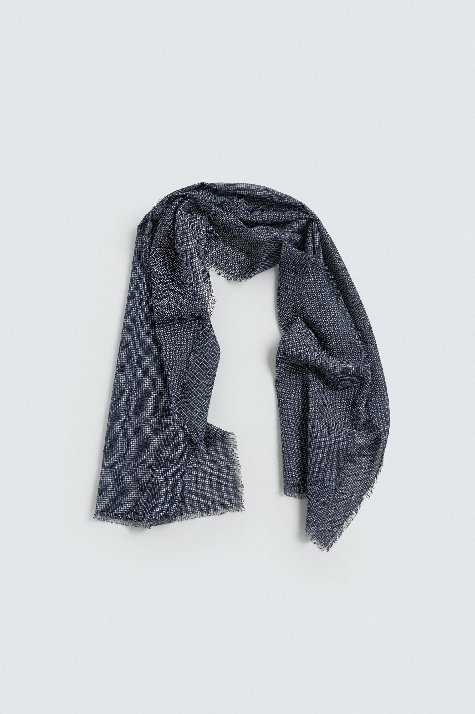 COTTON TEXTURED SCARF Product Image