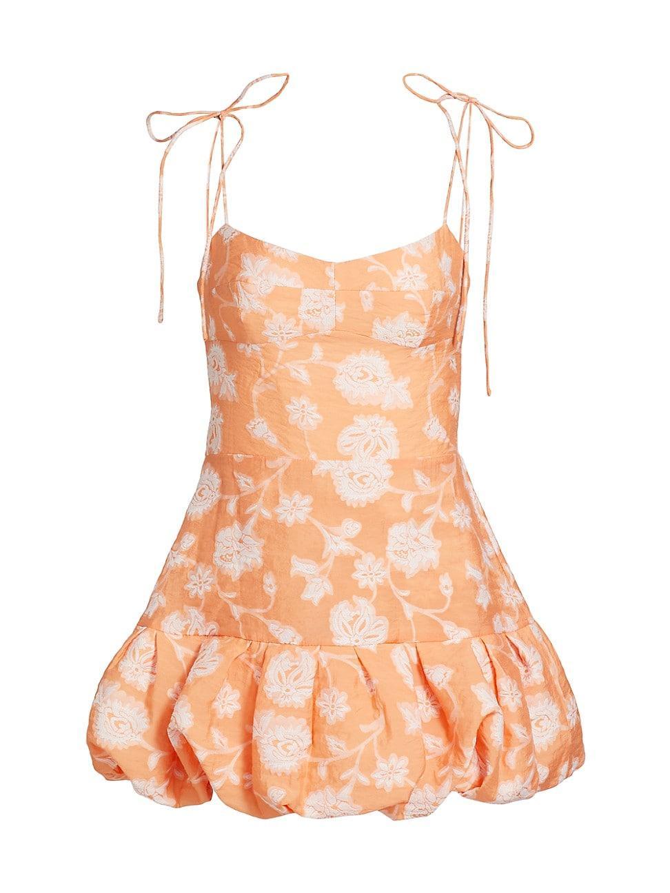 Womens Ivory Skort Bubble Minidress Product Image