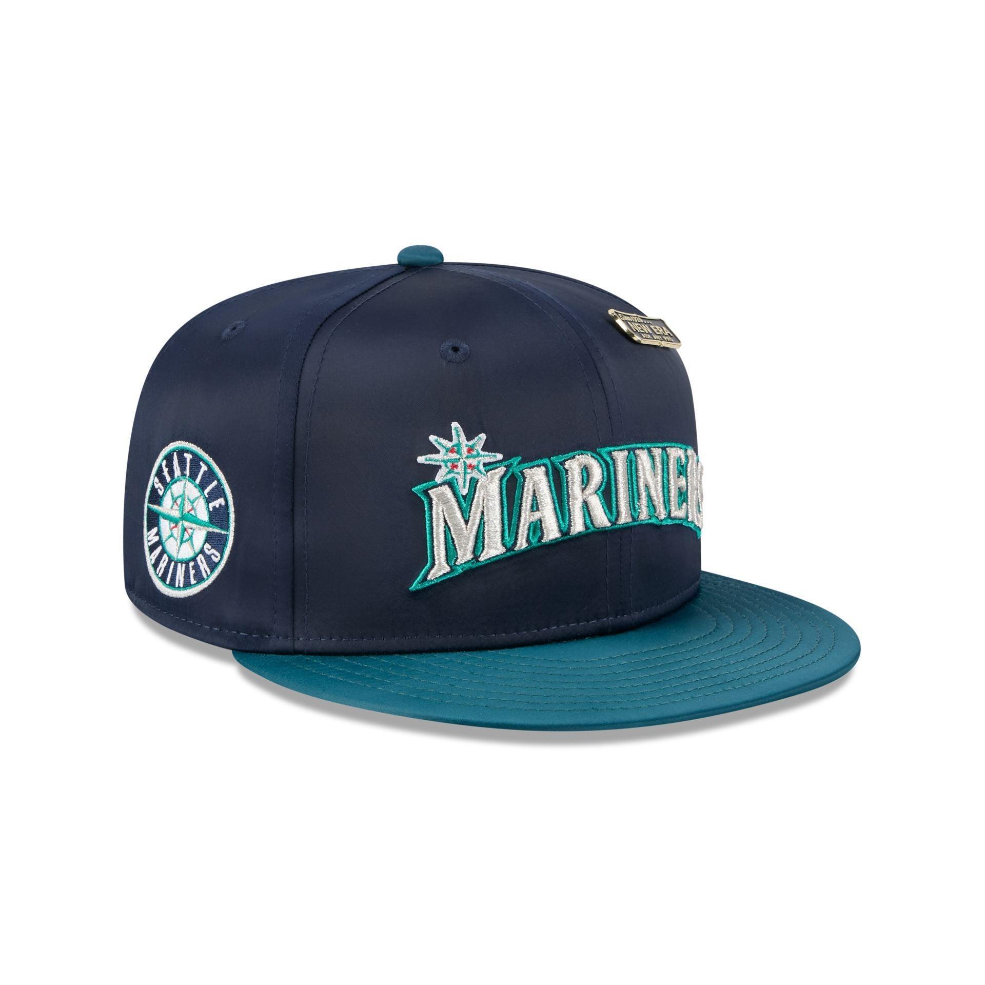 Seattle Mariners Spring Satin 59FIFTY Fitted Hat Male Product Image