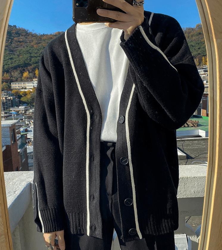 RT No. 3157 BLACK WIDE STRAIGHT PANTS Product Image