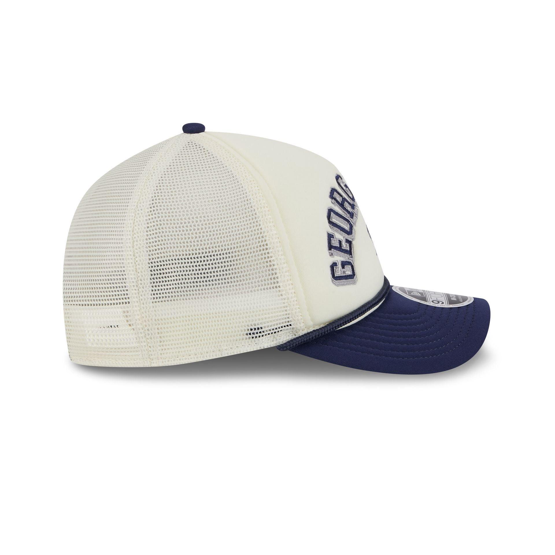 Georgetown Hoyas Chrome Arch 9FORTY M-Crown A-Frame Trucker Hat Male Product Image