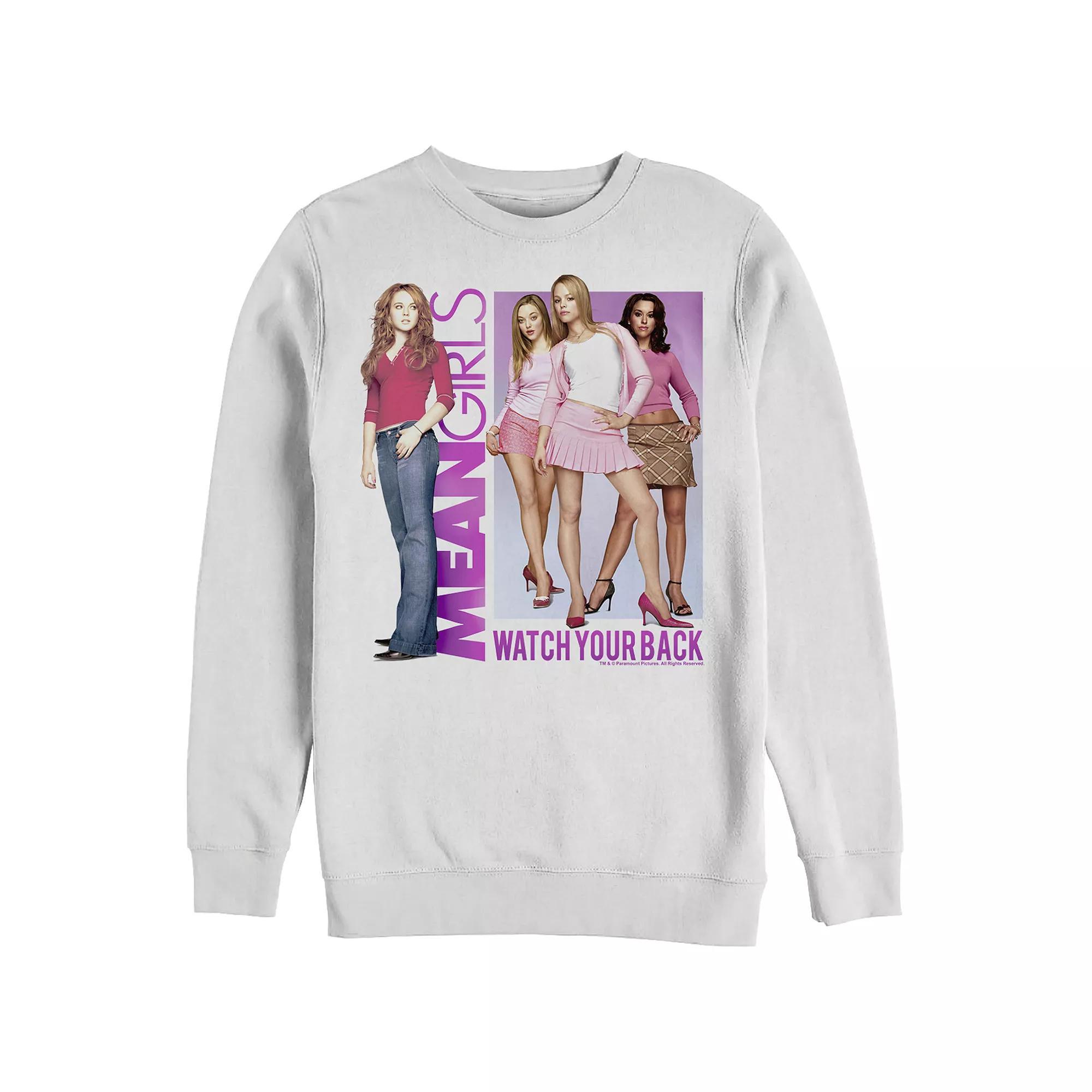 Men's Mean Girls Movie Poster Fleece, Size: Small, White Product Image