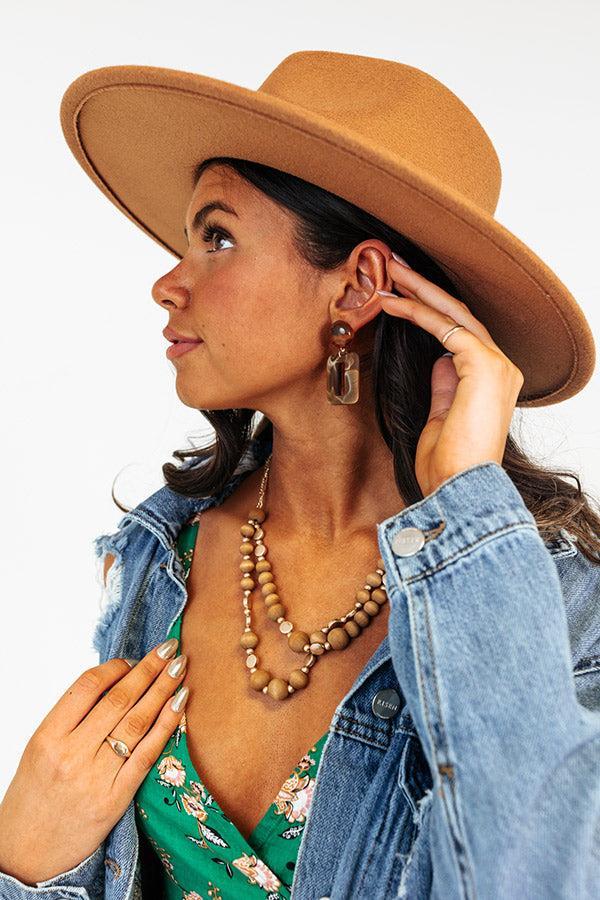 New Playlist Earrings In Brown Product Image