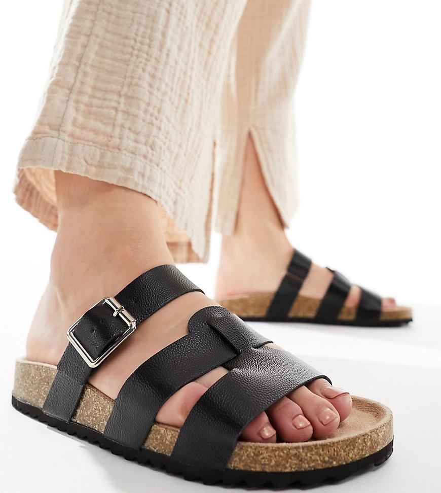ASOS DESIGN Field mule flat sandals Product Image