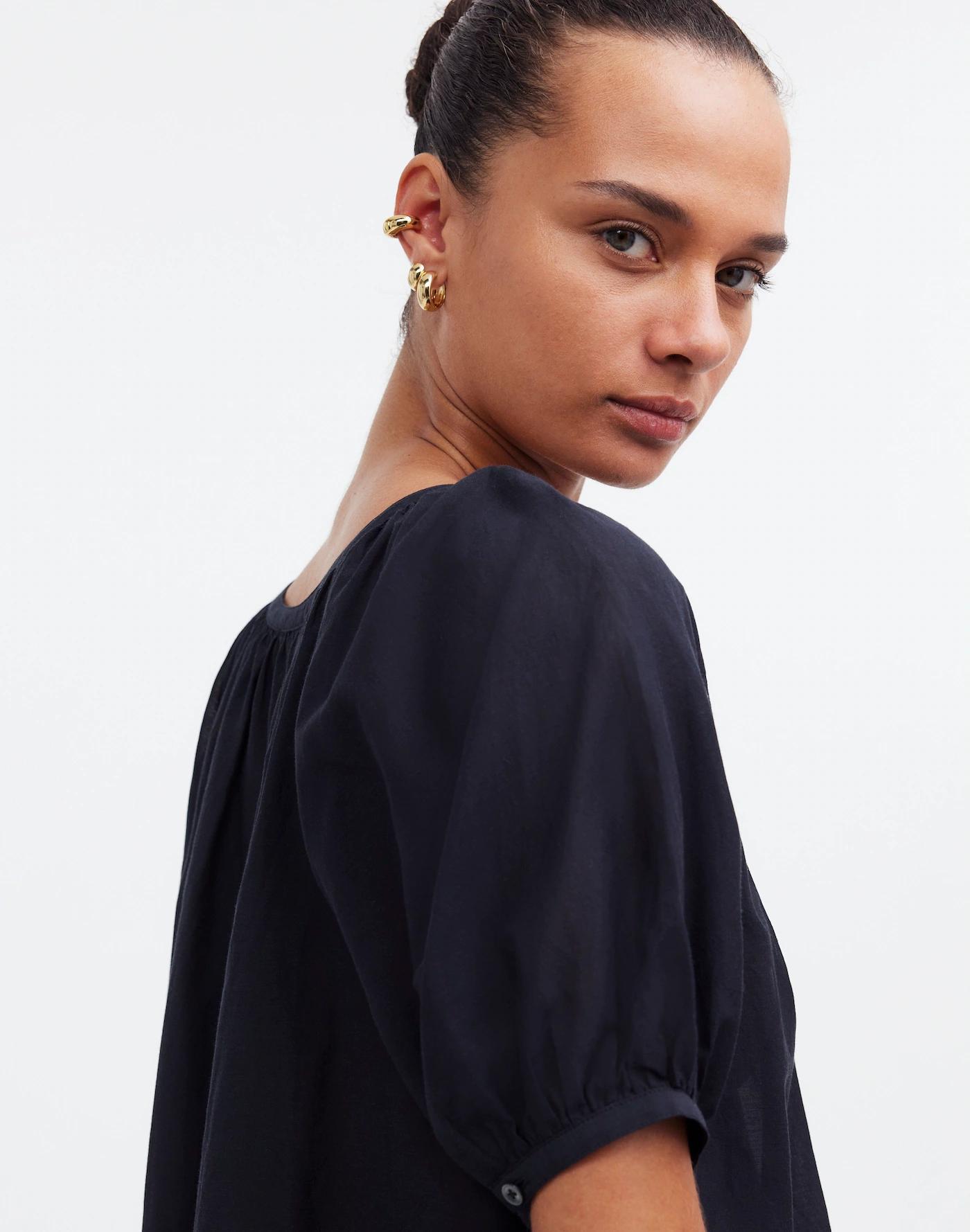 Puff-Sleeve A-Line Top Product Image