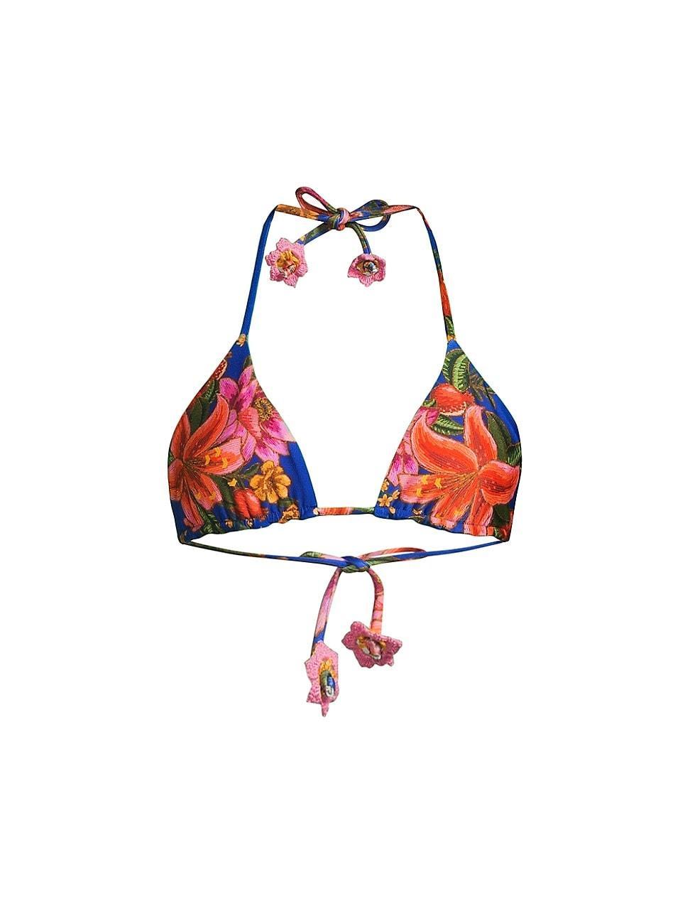 Womens Summer Fruit Triangle Bikini Top Product Image