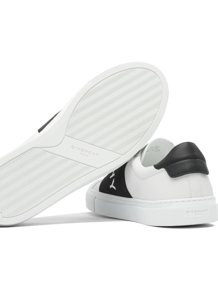 GIVENCHY Urban Street Sneakers In Leather With Elastic Band In Multi Product Image