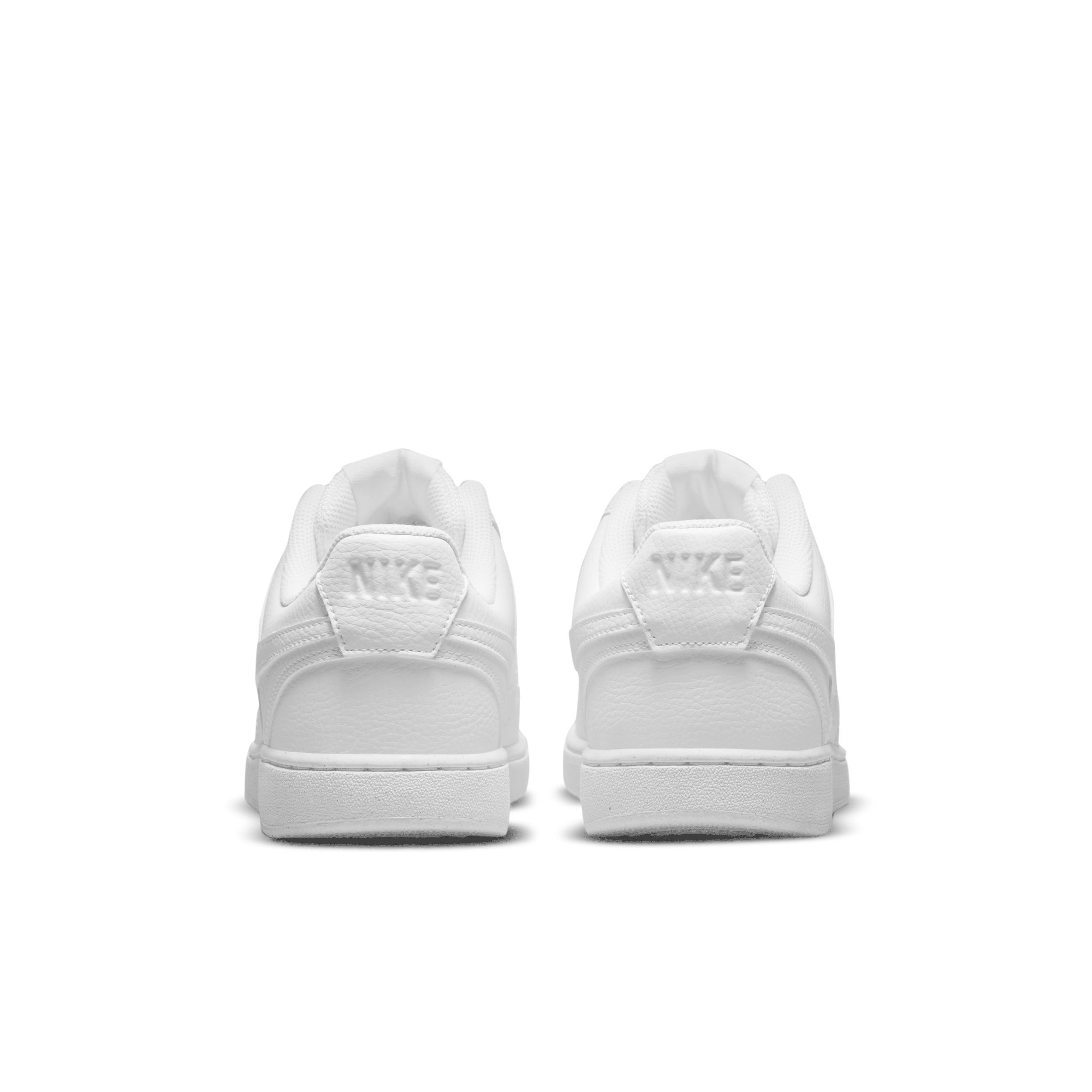 Nike Men's Court Vision Low Next Nature Casual Shoes in Black/Black Size 11.5 Leather Product Image
