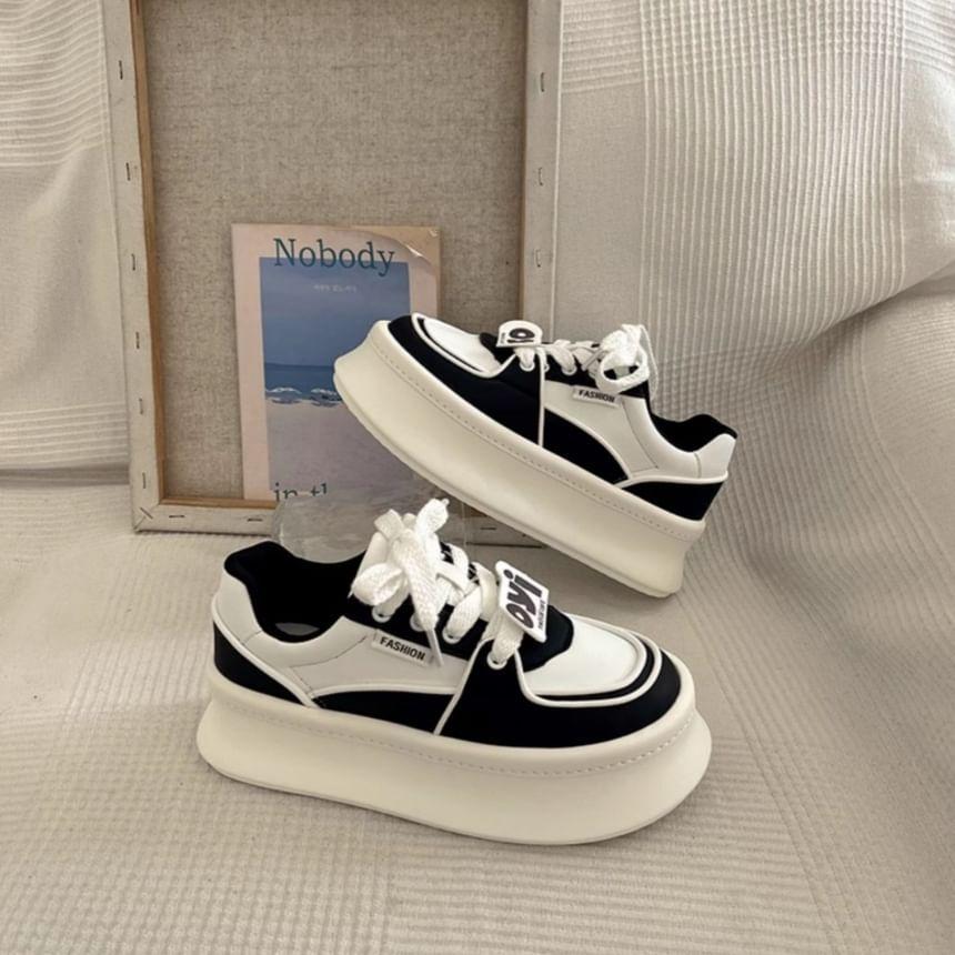 Platform Panel Sneakers Product Image