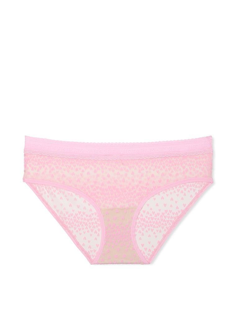 Logo Flocked Hearts Hiphugger Panty Product Image