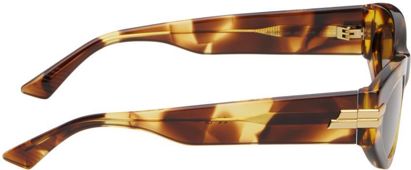 BOTTEGA VENETA Brown Cat-eye Sunglasses In 005 Havana Product Image