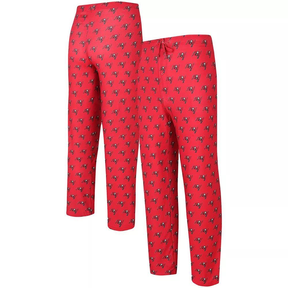 Men's Concepts Sport Red Tampa Bay Buccaneers Gauge Allover Print Knit Pants, Size: 2XL Product Image