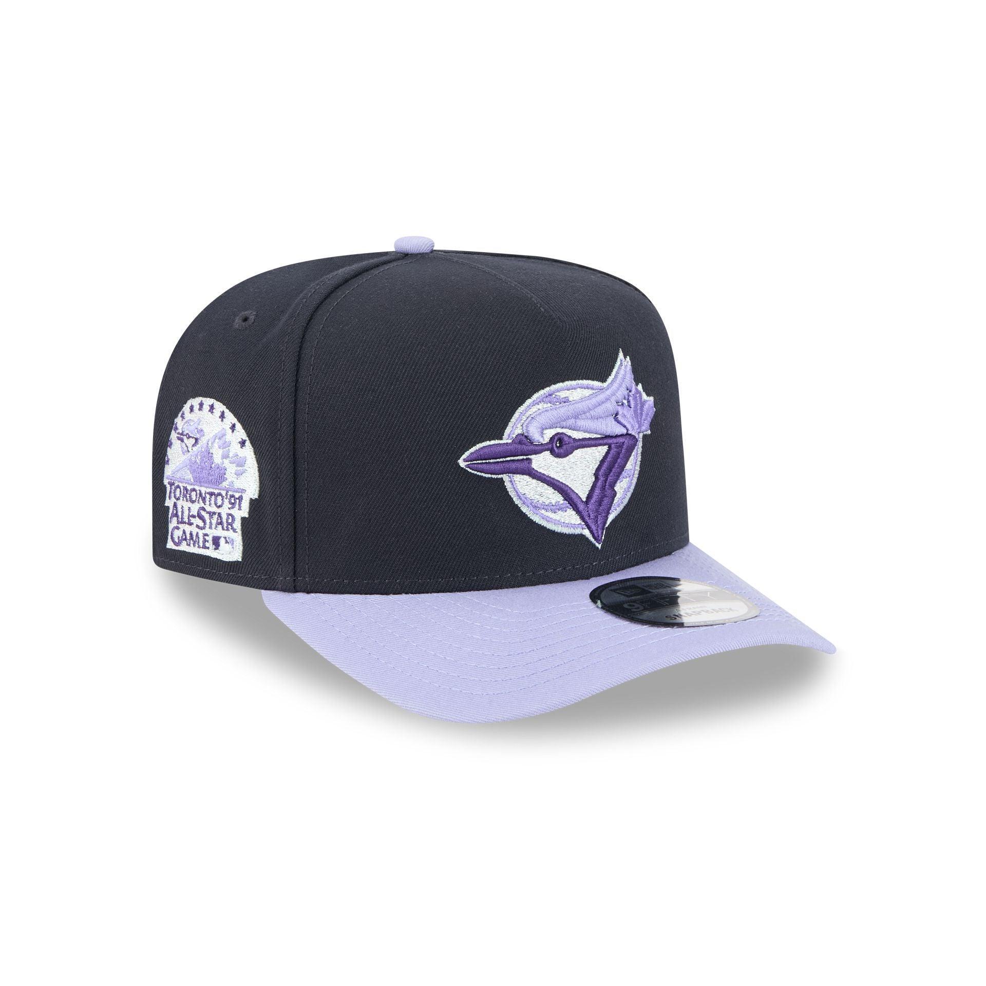 Toronto Blue Jays Navy Lavender 9FIFTY A-Frame Snapback Hat Male Product Image